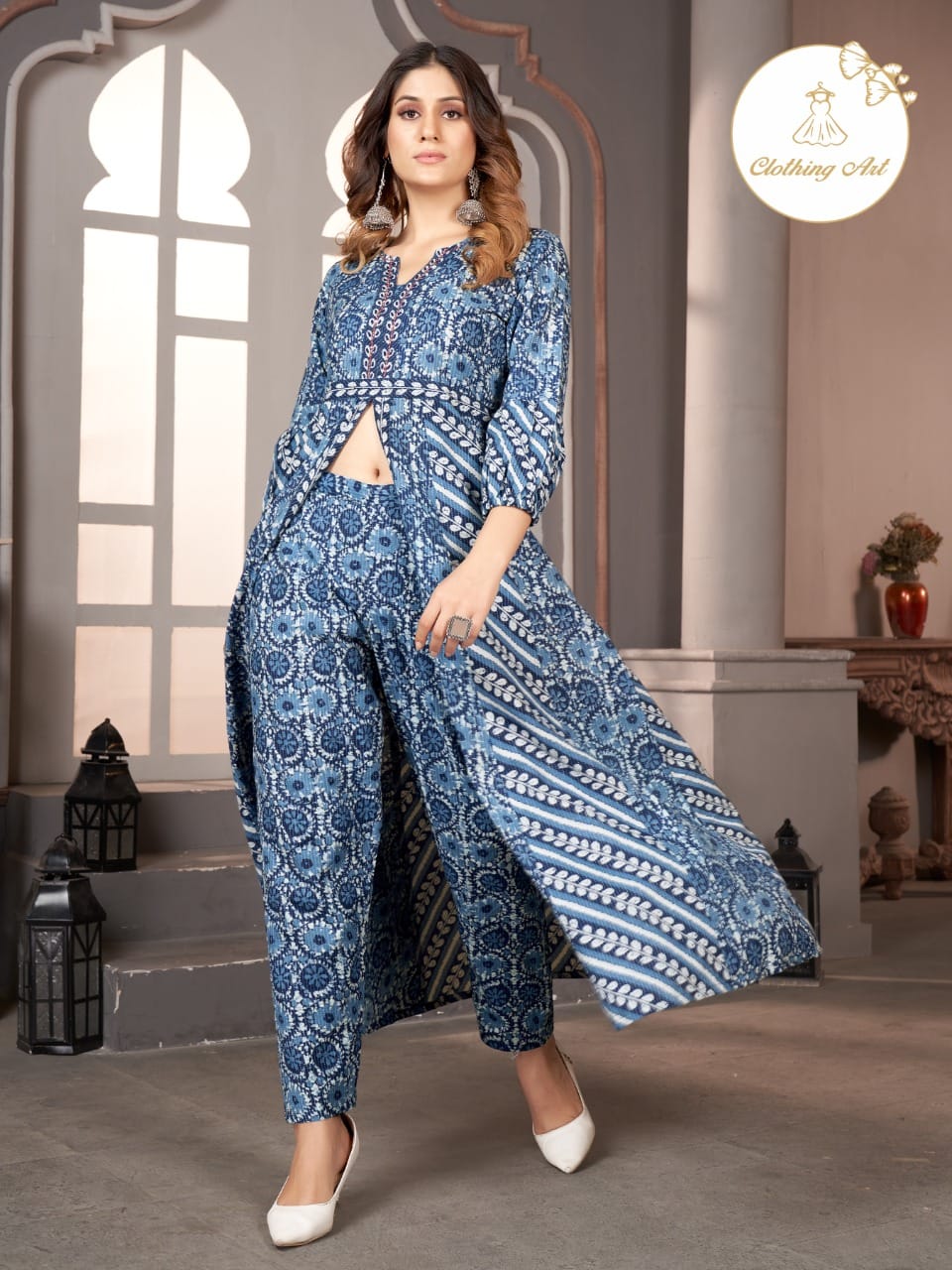 Clothing Art Stylish Party Wear Wholesale Kurtis With Bottom Designer Catalog